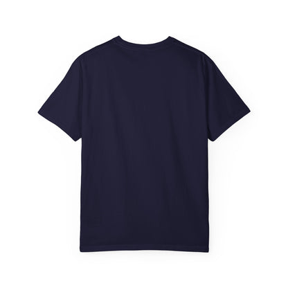 MEME T-Shirt — Dog Portrait with Asian Straw Hat and Chinese Characters